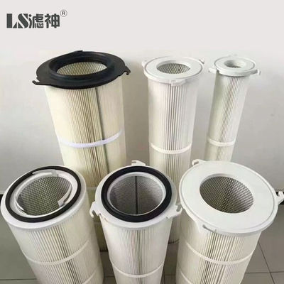 Jet Polyester Dust Filter Cartridge Collector Pleat Replace Type