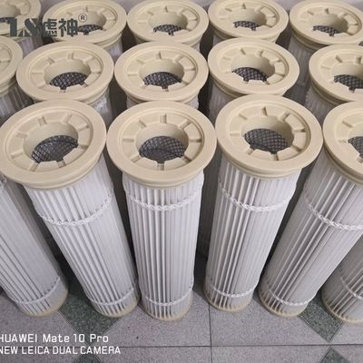 Jet Polyester Dust Filter Cartridge Collector Pleat Replace Type