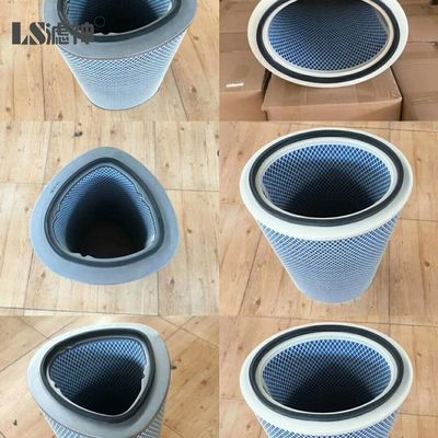 99.99% Dust Collector Air Filter , ISO9001 Cartridge Air Filter