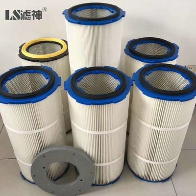 99.99% Dust Collector Air Filter , ISO9001 Cartridge Air Filter