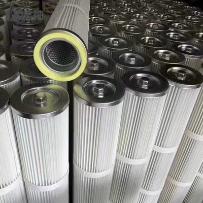Industrial HEPA Dust Filter Cartridge Cyclone 3 Lugs Flange Collector For Gas Turbine
