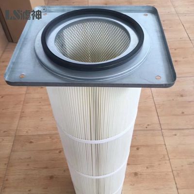 Industrial HEPA Dust Filter Cartridge Cyclone 3 Lugs Flange Collector For Gas Turbine