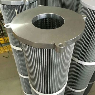 Quick Dismantling Anti Static Air Filter Oil Removing Dust Collector Cartridge