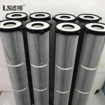 Quick Dismantling Anti Static Air Filter Oil Removing Dust Collector Cartridge
