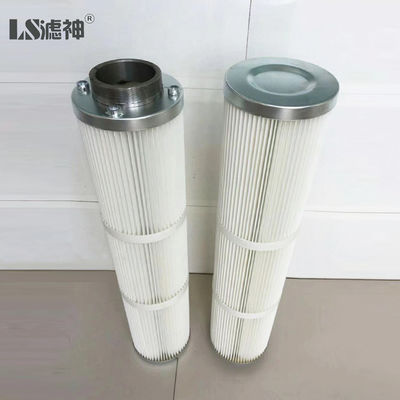 Quick Dismantling Anti Static Air Filter Oil Removing Dust Collector Cartridge