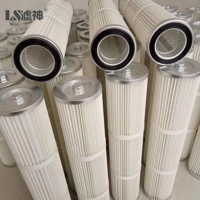 Quick Dismantling Anti Static Air Filter Oil Removing Dust Collector Cartridge